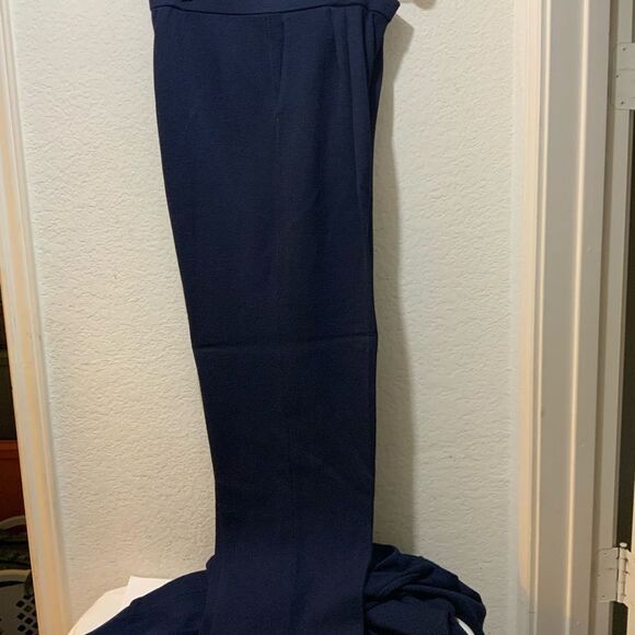 St. John Basics  3Pc Santana Knit Jacket &pants , tank  Suit Navy Size 12 H2 - Picture 10 of 10